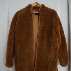 Camel Teddy Coat